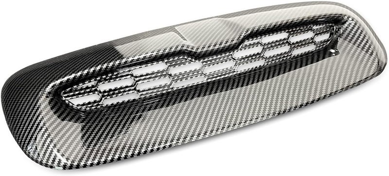 Kojem Mini Cooper Hood Scoop Compatible with 2007-2013 Mini Cooper S R55 R56 R57 R58 R59 Air Intake Vent Carbon Fiber Printing - Image 2